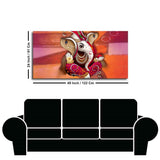 Traditional Lord Ganesh Canvas Wall Painting - Decor Smart