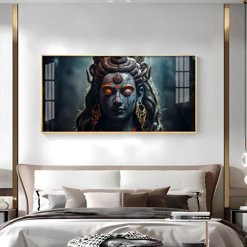 Viswanatha In Muse Premium Acrylic Floating Wall Painting - Decor Smart