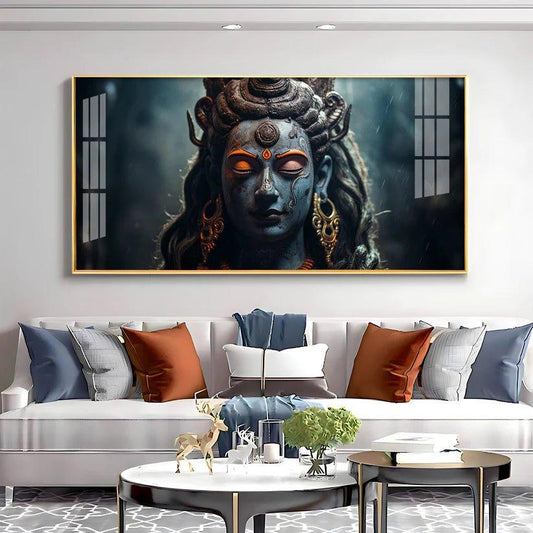 Viswanatha In Muse Premium Acrylic Floating Wall Painting - Decor Smart