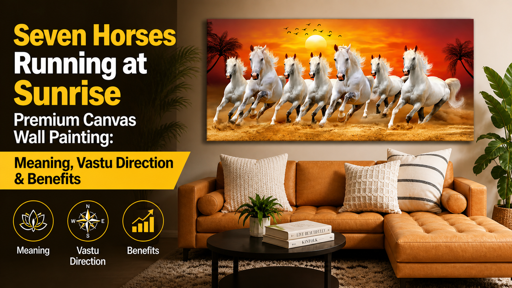 Why Seven Horses Painting is Lucky? Meaning, Vastu Direction & Uses