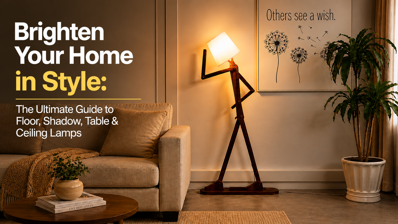 Brighten Your Home in Style: The Ultimate Guide to Floor, Shadow, Table & Ceiling Lamps