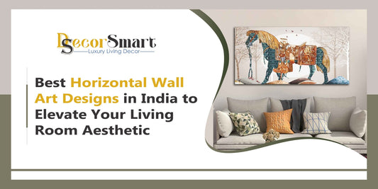 Best Horizontal Wall Art Designs in India to Elevate Your Living Room Aesthetic - Decor Smart