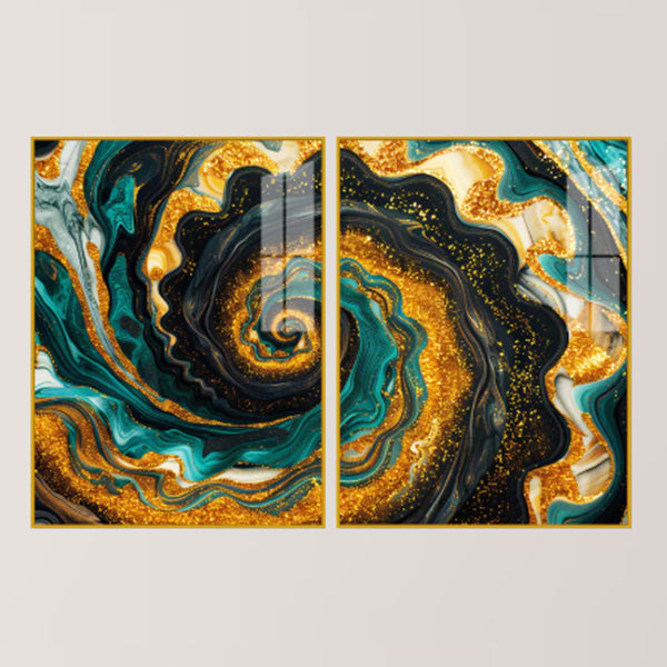 Acrylic Glass Painting