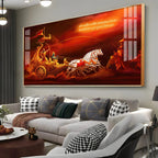 Bhagwat Geeta Premium Acrylic Horizontal Wall Art