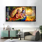 Garden of Radha’s Dreams Premium Acrylic Horizontal Wall Art
