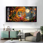 Krishna Radha Serenity Premium Acrylic Horizontal Wall Art