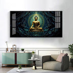 Zen Haven Buddha Premium Acrylic Horizontal Wall Art
