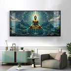 Buddha's Reflection Premium Acrylic Horizontal Wall Art