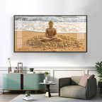 Tranquil Aura Buddha Premium Acrylic Horizontal Wall Art