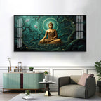 Buddha's Embrace Premium Acrylic Horizontal Wall Art