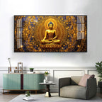 Radiant Buddha Premium Acrylic Horizontal Wall Art