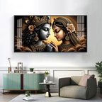 Krishna And The Divine Feminine Premium Acrylic Horizontal Wall Art