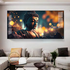 Mulling Over Buddha Premium Acrylic Horizontal Wall Art