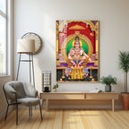 Lord Ayyappa Premium Acrylic Vertical Wall Art