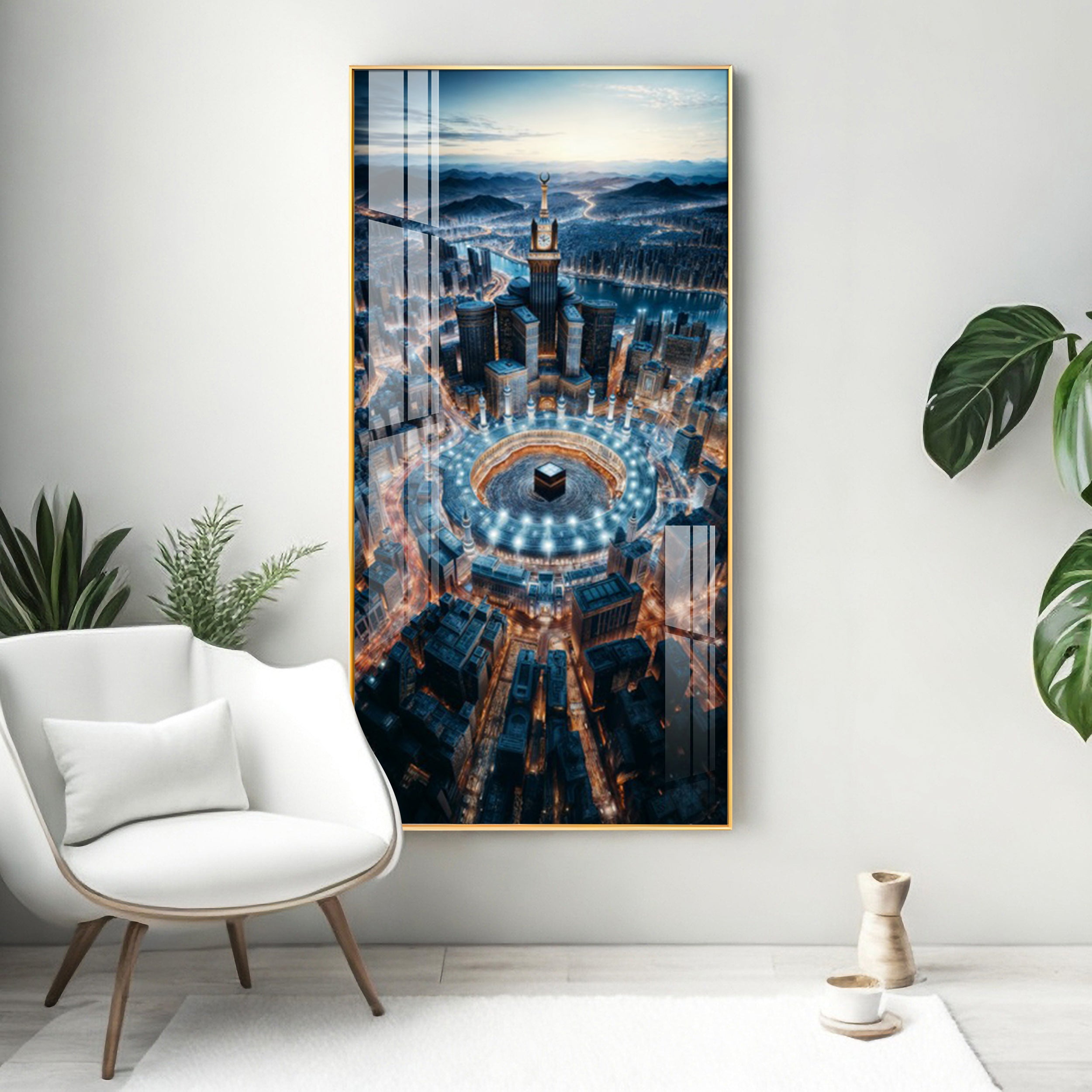 Skyline Canvas Premium Acrylic Vertical Wall Art