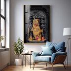 Dev Hanumanji Premium Acrylic Vertical Wall Art