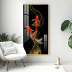 Rare Lucky Fish Premium Acrylic Vertical Wall Art