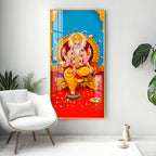 Lord Vishwakarma Premium Acrylic Vertical Wall Art