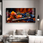 Troupe Of Bansuri Premium Acrylic Horizontal Wall Art