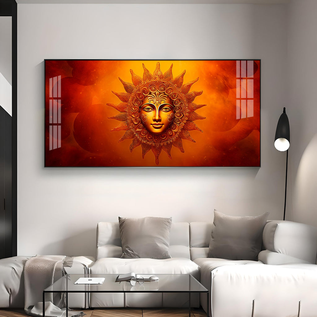 Sunlit Serenity Premium Acrylic Horizontal Wall Art