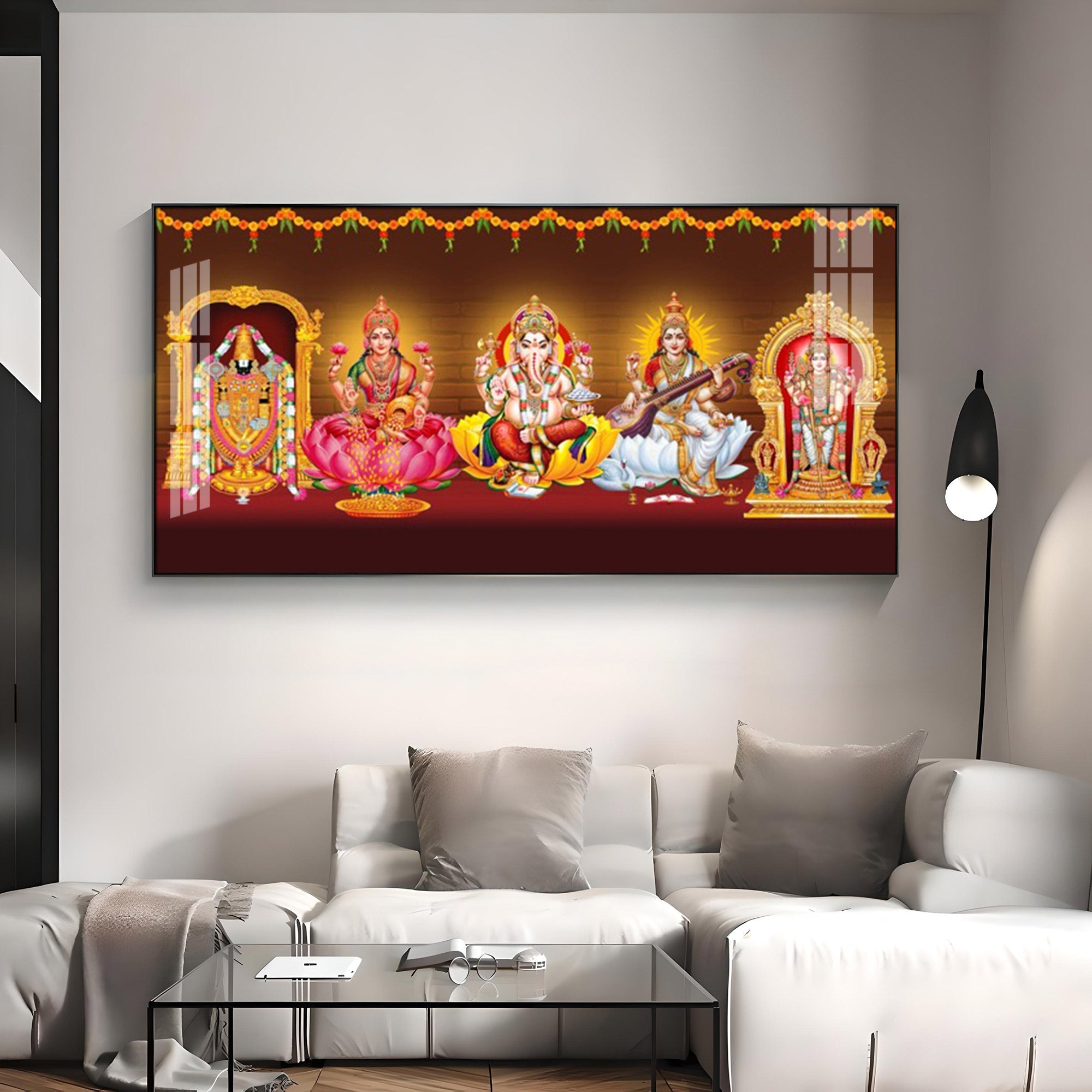 Tirupati Balaji Deception Premium Acrylic Horizontal Wall Art