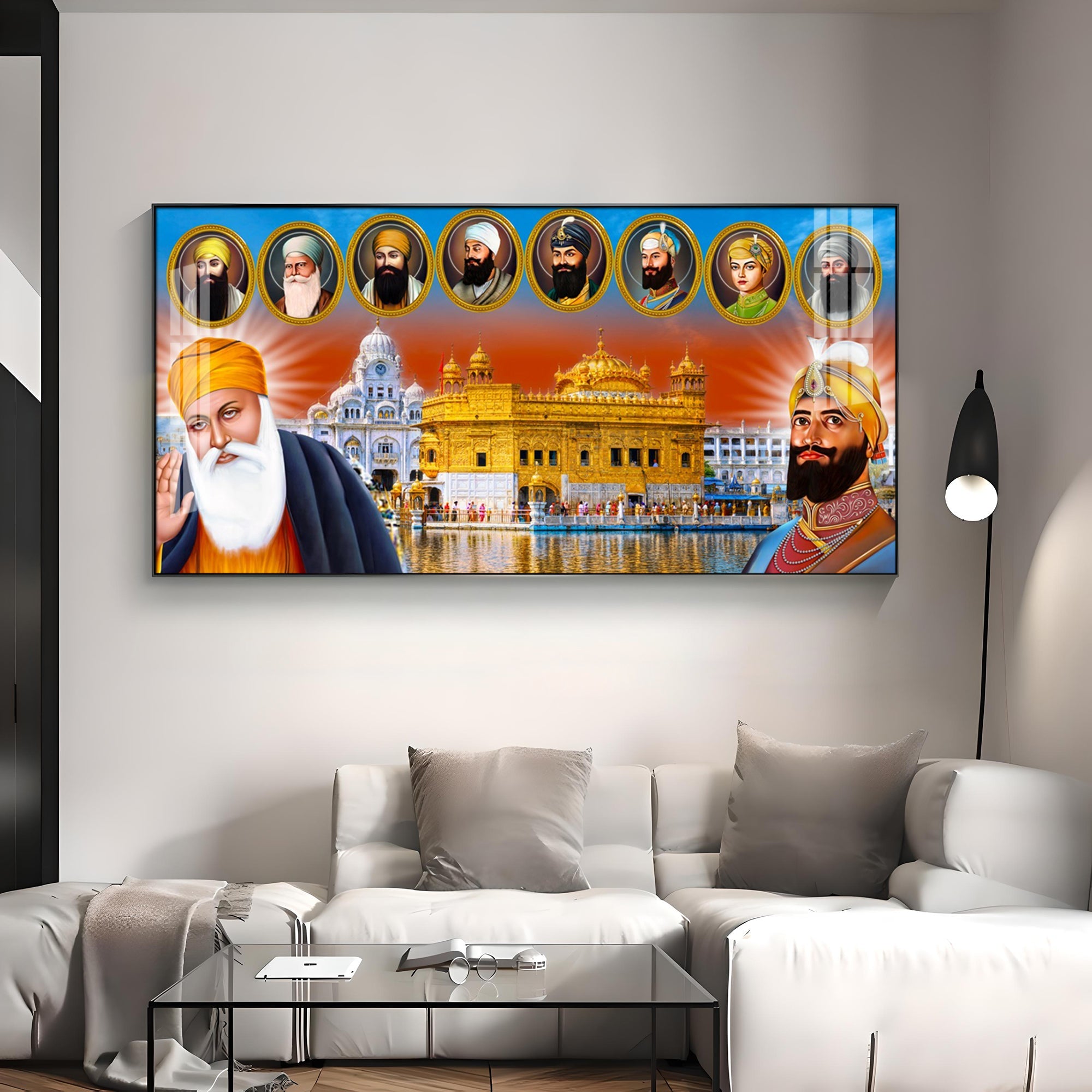 Sri Harmandir Sahib Premium Acrylic Horizontal Wall Art
