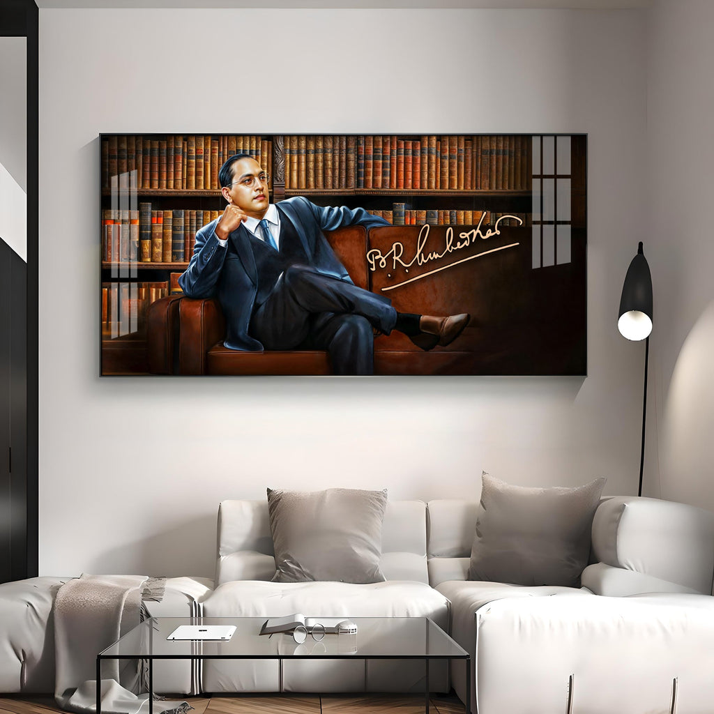 Bhimrao Ramji Ambedkar Premium Acrylic Horizontal Wall Art
