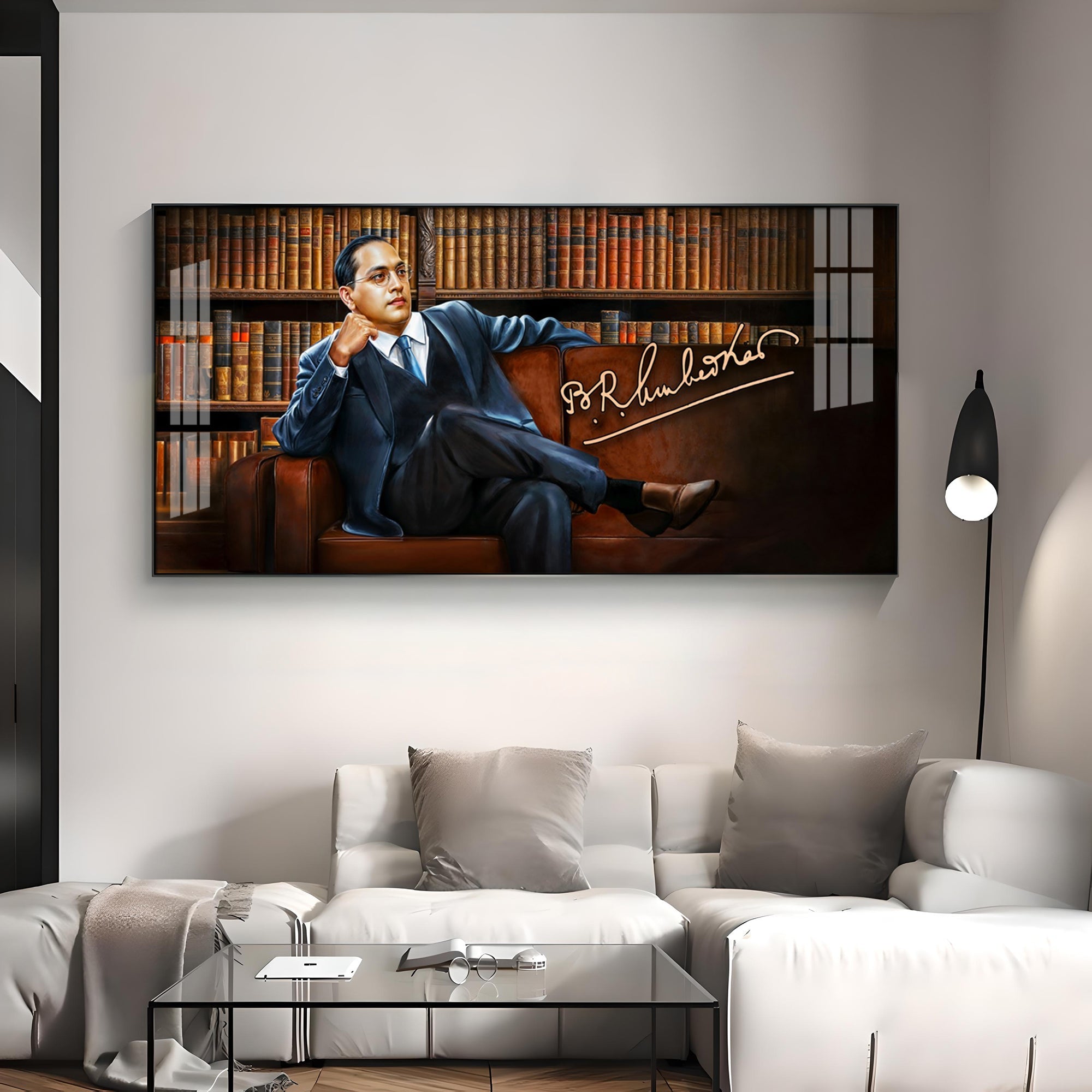 Bhimrao Ramji Ambedkar Premium Acrylic Horizontal Wall Art