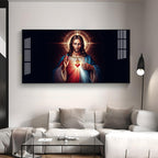 Sacred Presence Of Jesus Premium Acrylic Horizontal Wall Art