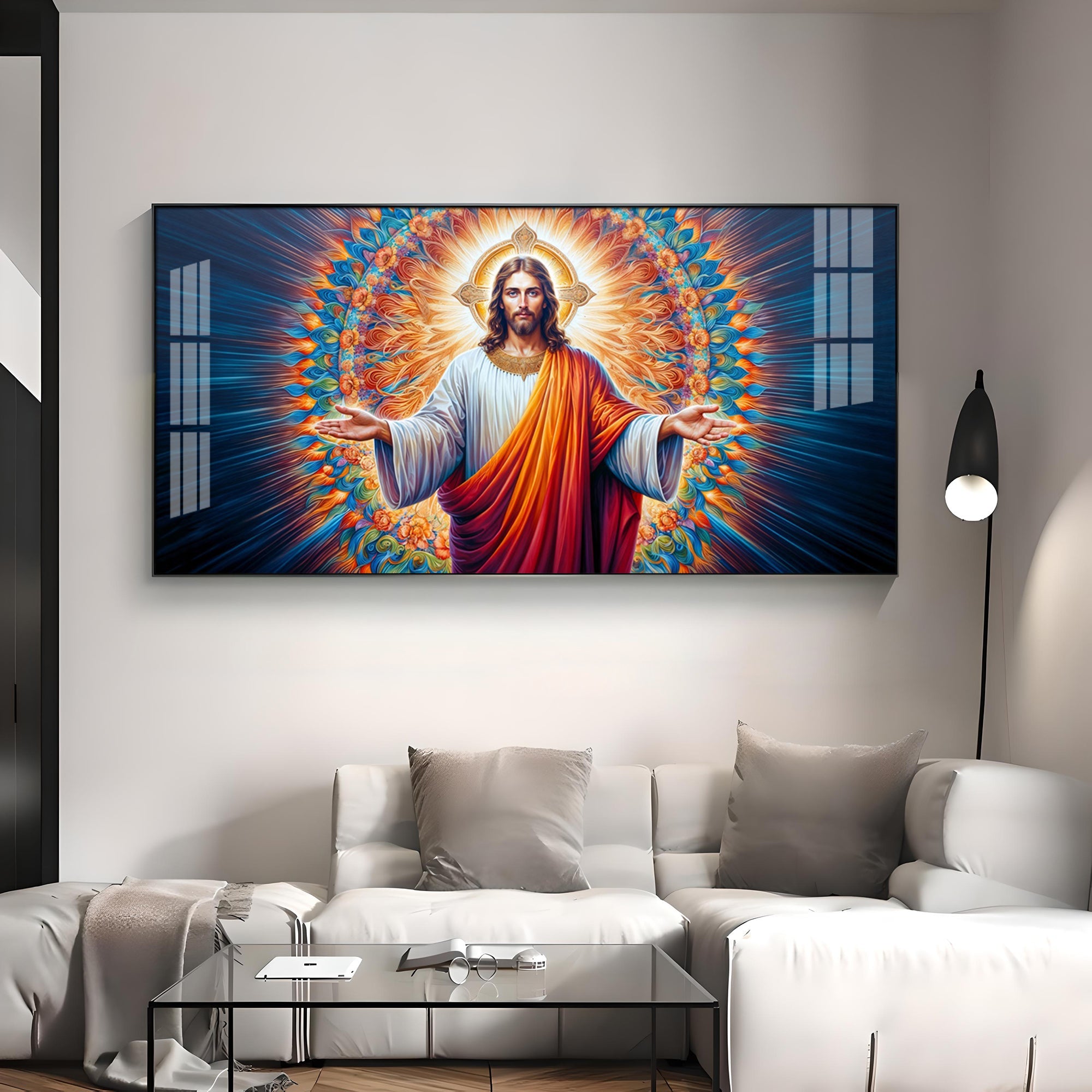 Tranquil Faith Of Jesus Premium Acrylic Horizontal Wall Art