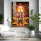 Goddess Meenakshi Amman Premium Acrylic Vertical Wall Art