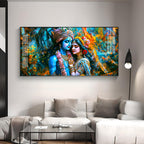 Shree Krishna Harmony Premium Acrylic Horizontal Wall Art