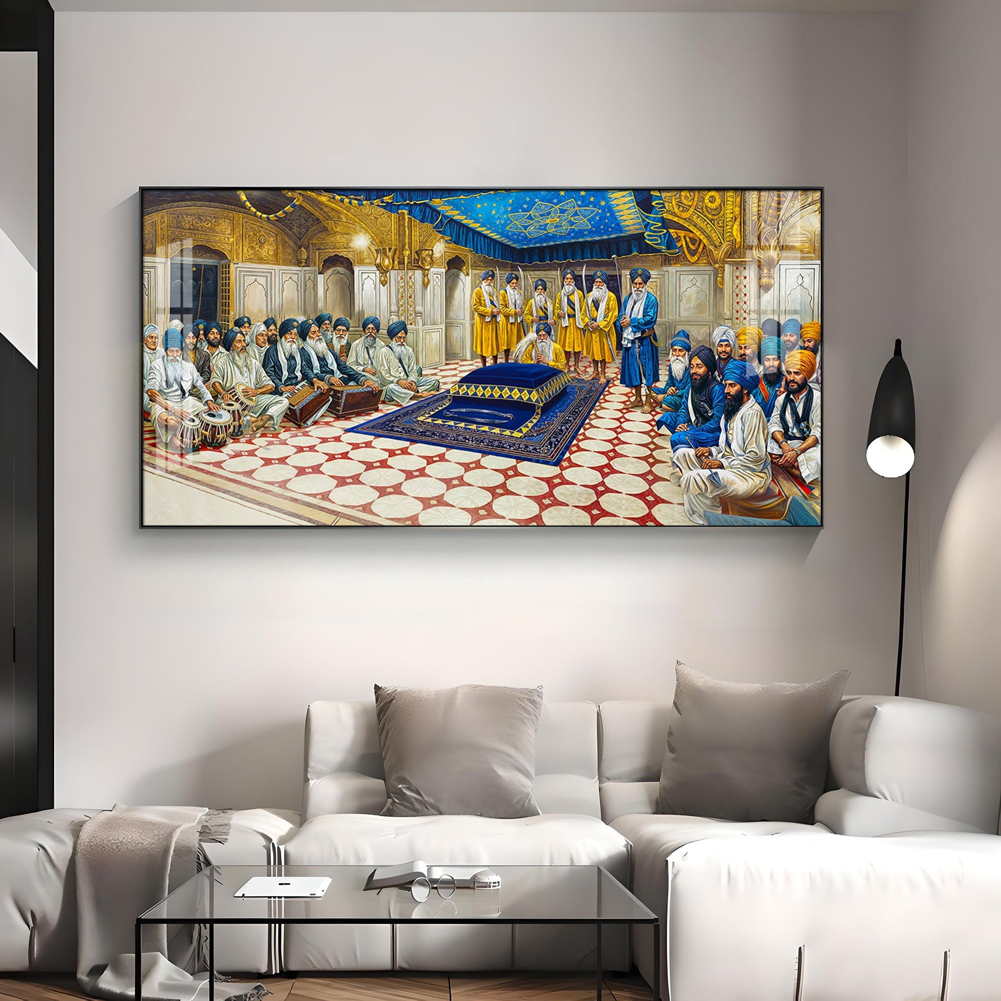 Sri Harmandir Sahib Ji Premium Acrylic Horizontal Wall Art