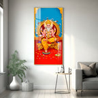 Lord Vishwakarma Premium Acrylic Vertical Wall Art