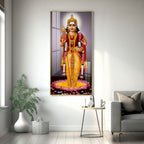 Lord Murugan Premium Acrylic Vertical Wall Art