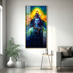 Shiv Shankar Premium Acrylic Vertical Wall Art