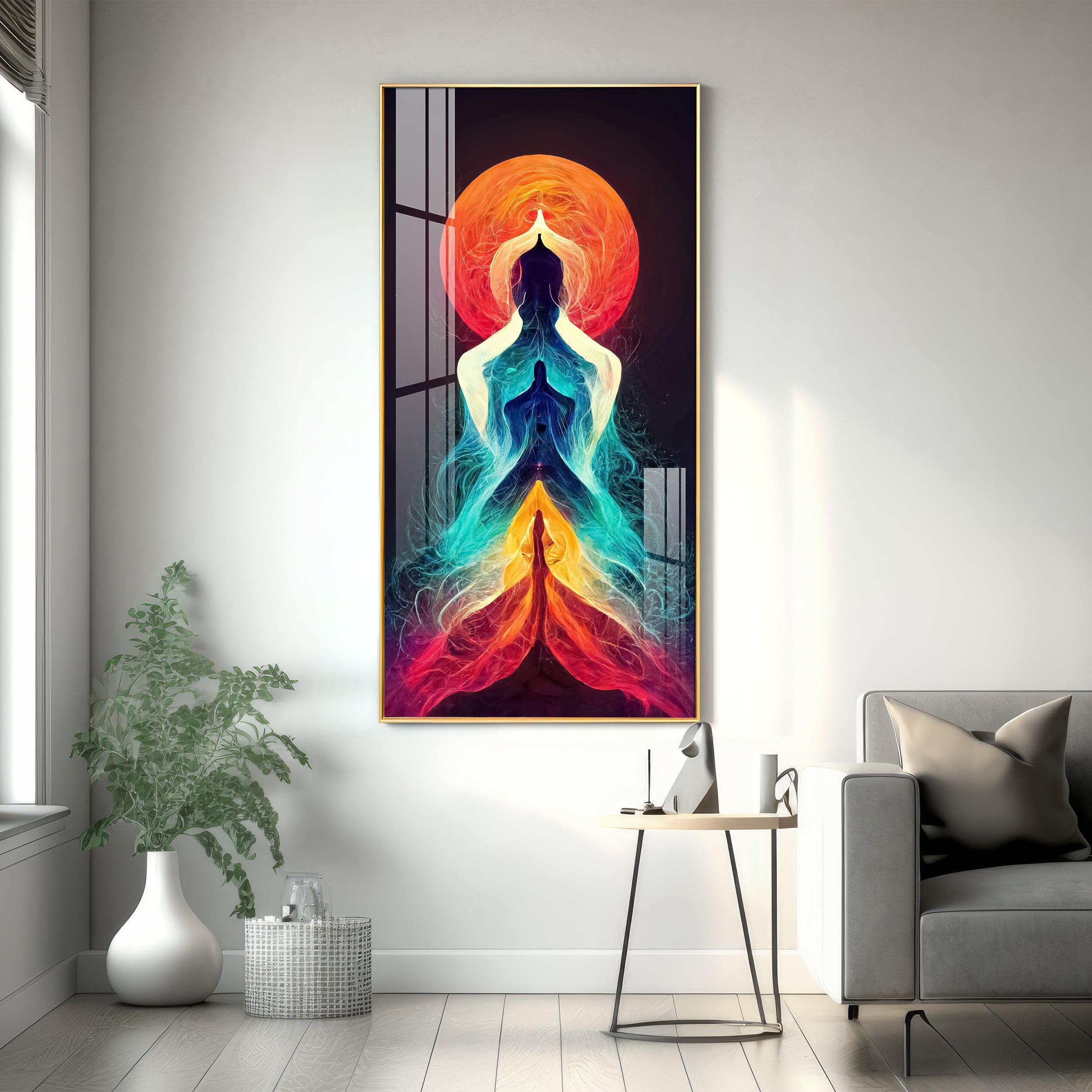 Inner Enlightenment Premium Acrylic Vertical Wall Art