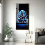 Shiva And Shakti Premium Acrylic Vertical Wall Art
