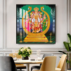 Lord Murugan Premium Acrylic Square Wall Art