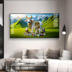 Kamadhenu Premium Acrylic Horizontal Wall Art