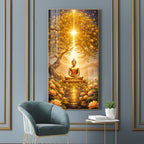 Buddha's Embrace Premium Acrylic Vertical Wall Art