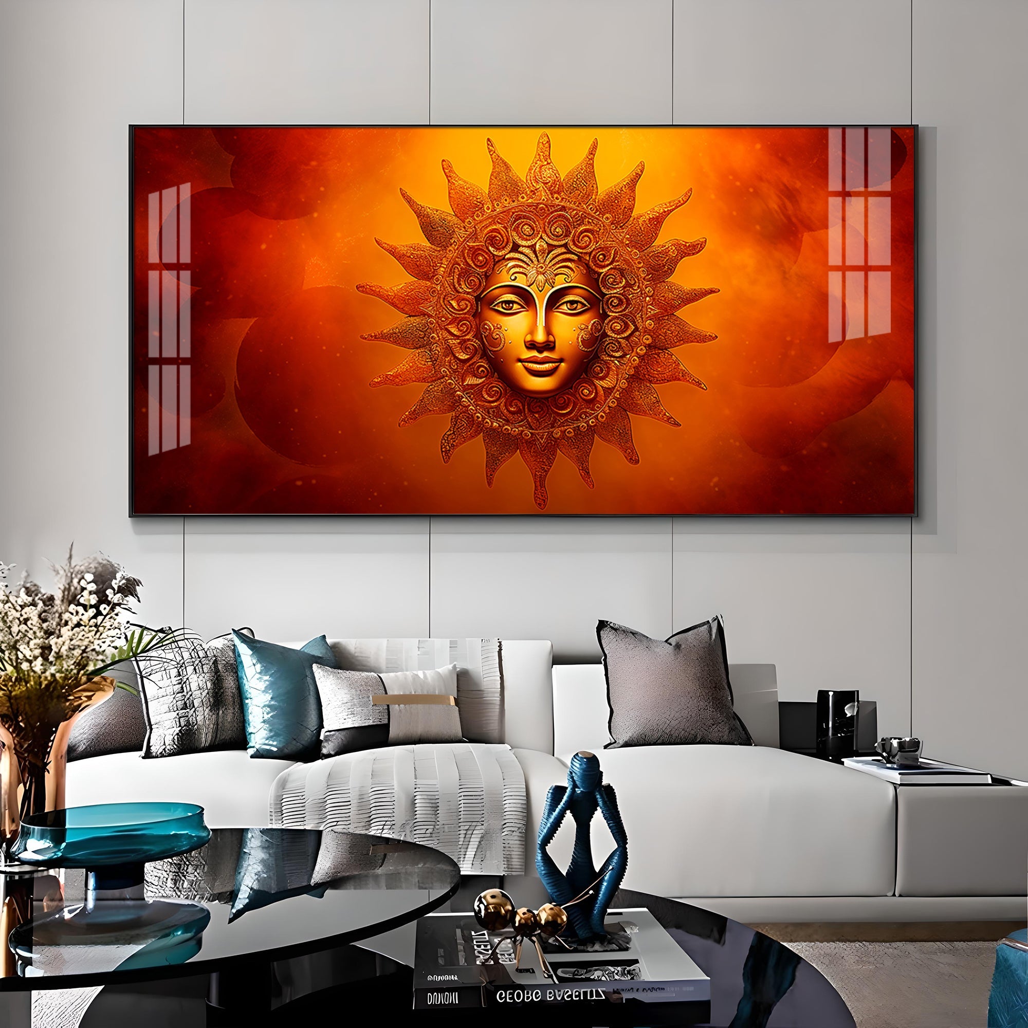 Sunlit Serenity Premium Acrylic Horizontal Wall Art