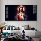 Sacred Presence Of Jesus Premium Acrylic Horizontal Wall Art