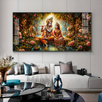 Eternal Love Portrait Premium Acrylic Horizontal Wall Art