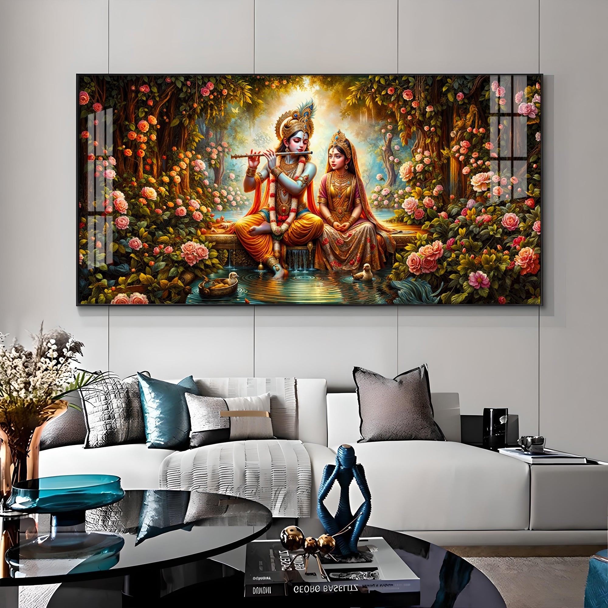 Eternal Love Portrait Premium Acrylic Horizontal Wall Art