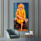 Shirdi Sai Baba Premium Acrylic Vertical Wall Art