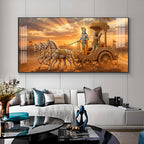 Shrimad Bhagavad Gita Premium Acrylic Horizontal Wall Art