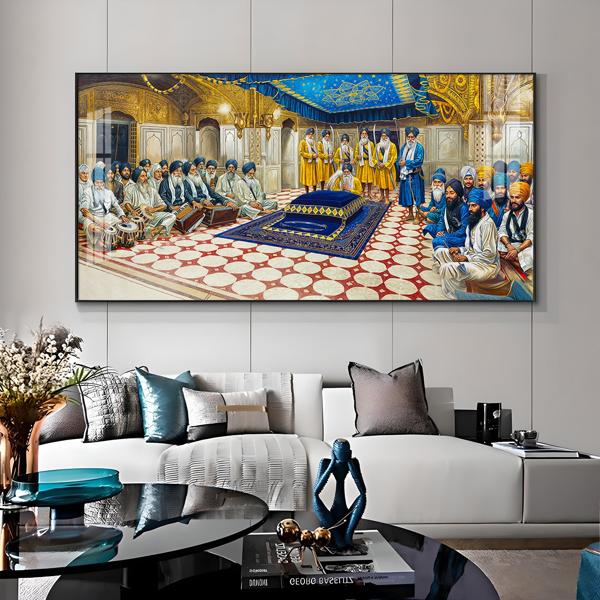 Sri Harmandir Sahib Ji Premium Acrylic Horizontal Wall Art