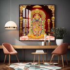 Lord Venkateswara Premium Acrylic Square Wall Art