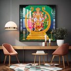 Lord Murugan Premium Acrylic Square Wall Art